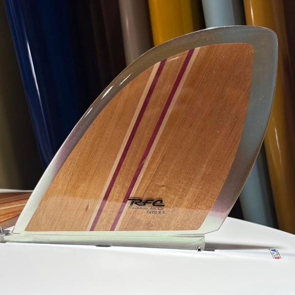 RFC-WOOD SKEG8.5(ハーフムーン DFIN クラシック ロングボード