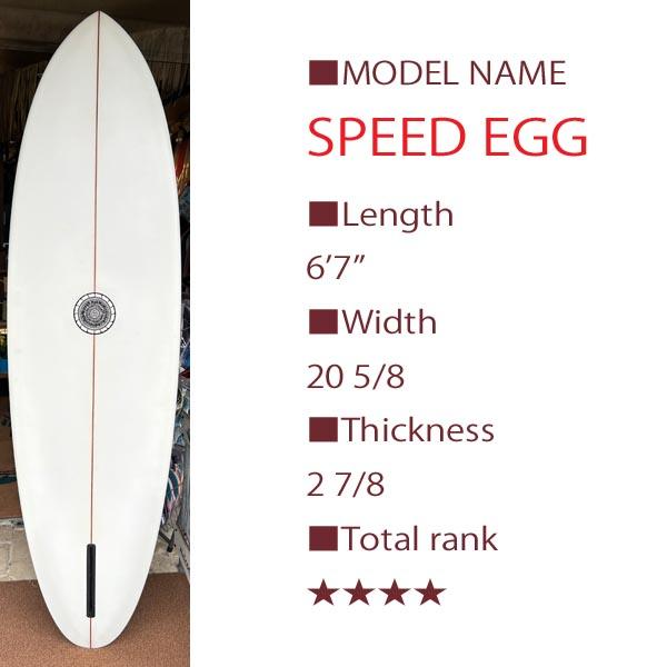 Tyler Warren Shapes SPEED EGG 6'7” （タイラーウォーレン スピード