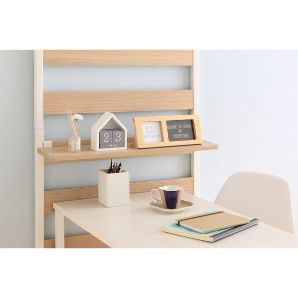 IRIS OHYAMA（アイリスオーヤマ） ウッドウォールラック棚付き