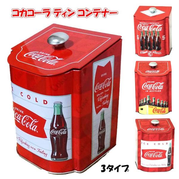 Coca Cola（コカコーラ） ティン コンテナー かわいい アンティーク