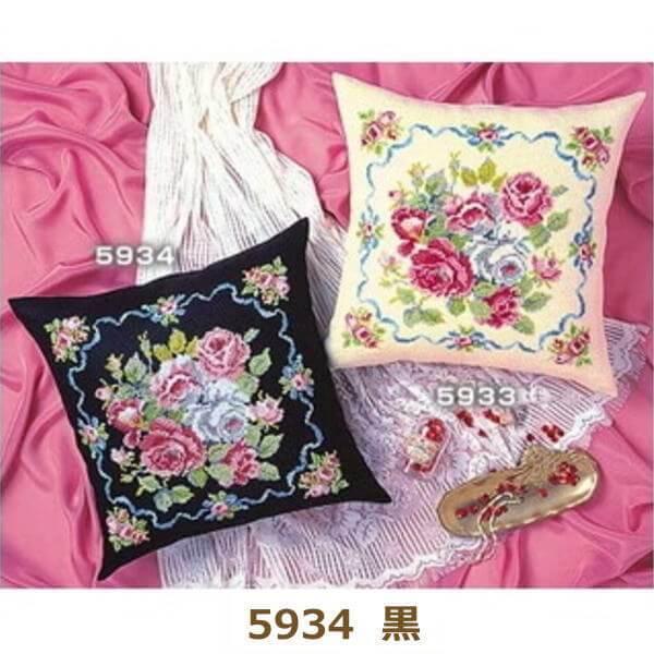 Olympus（オリムパス） クロスステッチ クッション刺繍キット ローズ