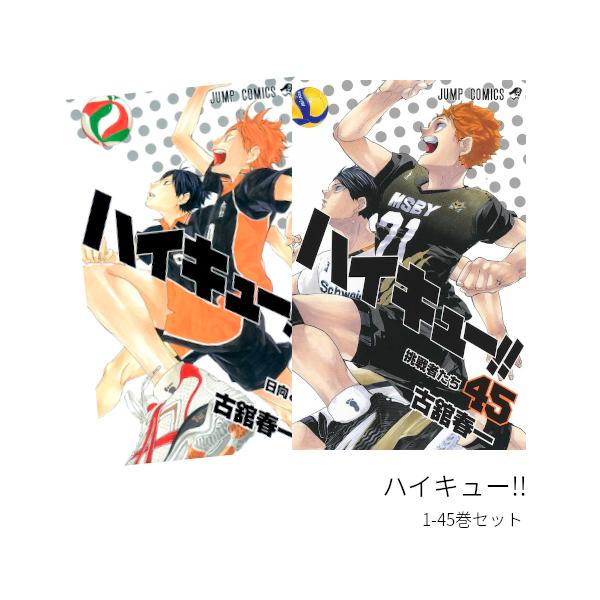 ハイキュー!! 全巻(1-45)セット 全巻新品 : 枚方 蔦屋書店 Yahoo!店