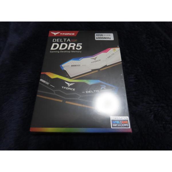 T-FORCE 【低レイテンシモデル】TEAM DDR5-6000MHz CL30 32GB(16GBx2