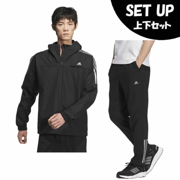 adidas（アディダス） ウインドブレーカー 上下セット メンズ MH 撥水