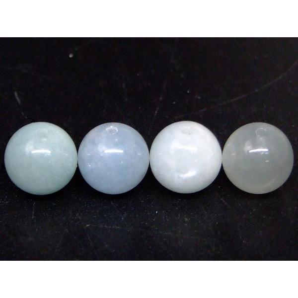 天然石 パワーストーン g3-206C アクアマリン 8mm A 4粒セット 送料