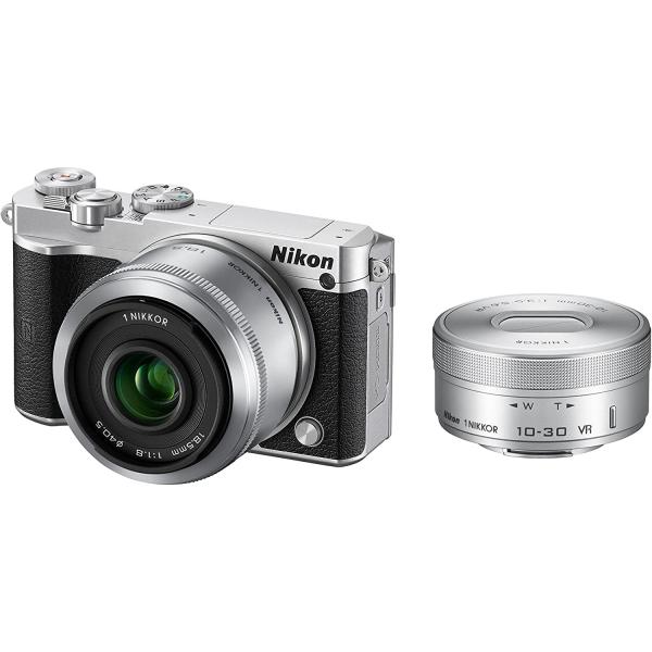 Nikon 1 J ニコン ミラーレス J5 ダブルレンズキット シルバー 中古 Wi