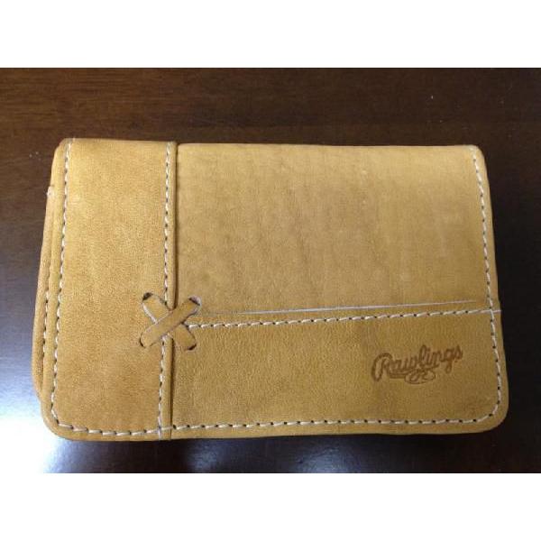 ローリングス Rawlings グローブ革使用名刺入れ 本革 : インポート