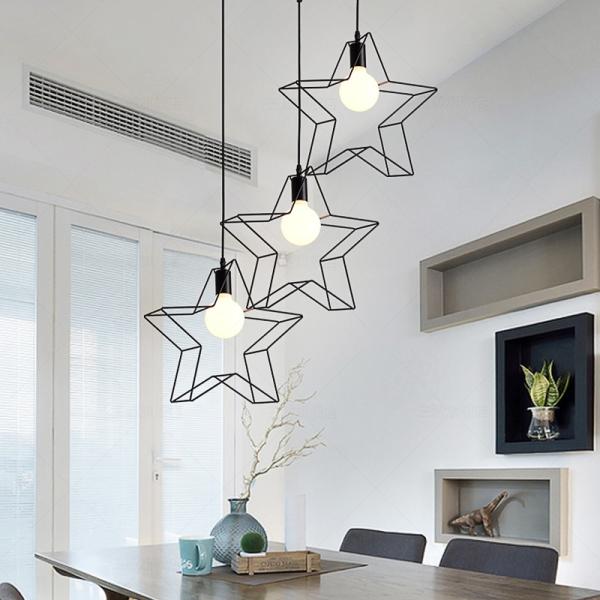 ペンダントライト 星形 おしゃれ 吊り下げライト シーリングライト