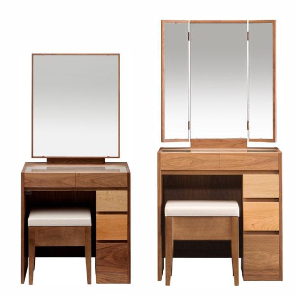 杉本家具 ドレッサー おしゃれ 三面鏡 ドレッサー 一面鏡 鏡台 北欧