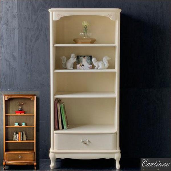 シェルフ 木製 無垢 ブックシェルフ 北欧 ブックケース 猫脚 飾り棚