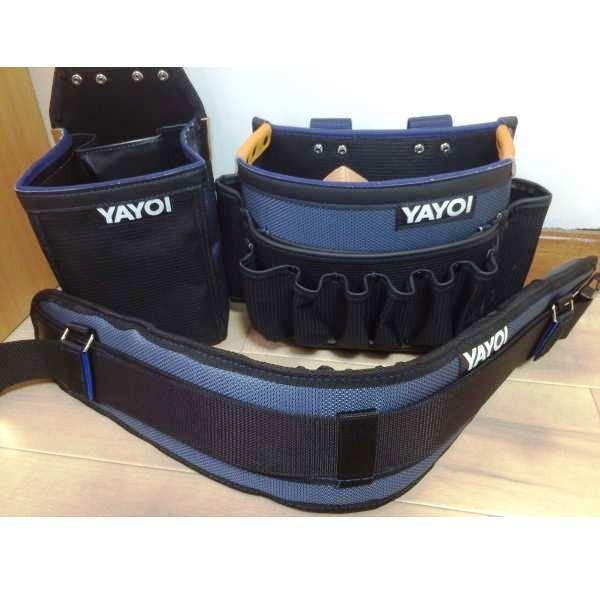 ヤヨイ化学 マルチカラー4 腰袋小・サポーター付きベルト・スポンジ袋