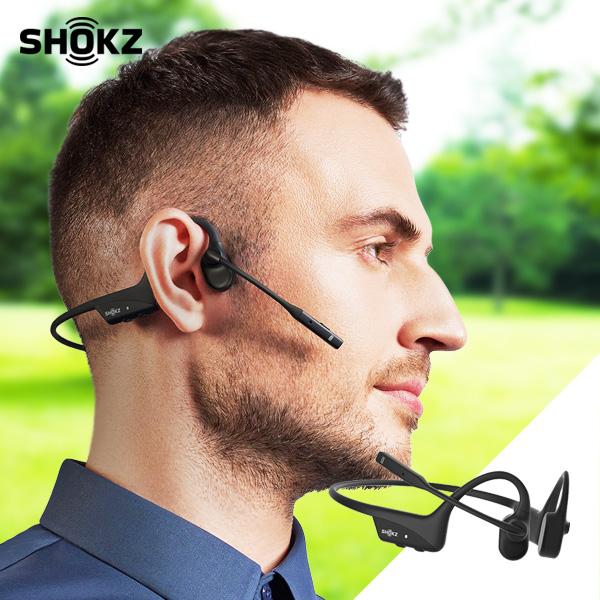 Shokz OpenComm2 骨伝導Bluetoothヘッドセット SKZ-EP-000022