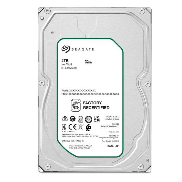 Seagate（シーゲイト） 整備済み品 4TB NAS専用 内蔵 HDD
