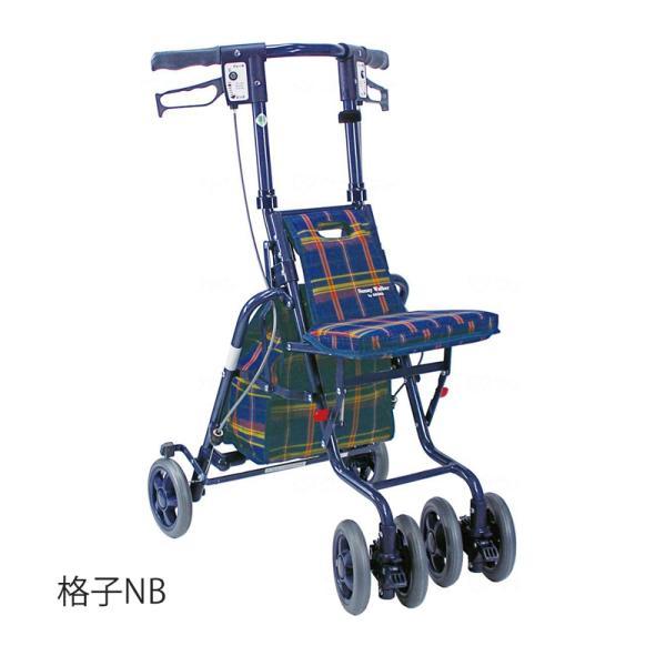 島製作所 サニーウォーカーSP（小）／格子NB（島製作所）シルバーカー