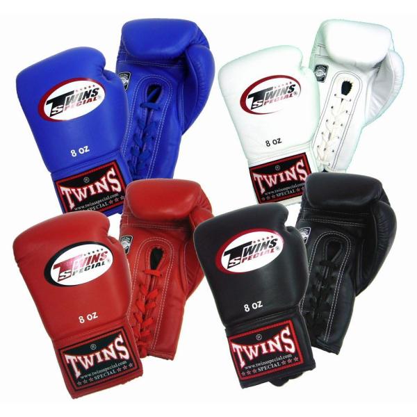Twins ボクシンググローブ(ひも式) 本革製 8オンス : アイ・エフ
