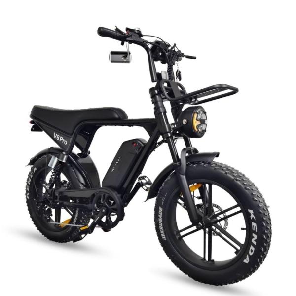 V8pro OUXI 20インチ モペット 48V 20.4Ah 原動機付自転車 電動バイク