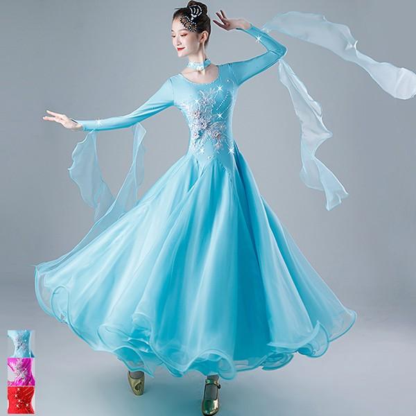 社交ダンス ドレス 競技用 社交ダンス衣装 ワンピース スタンダード