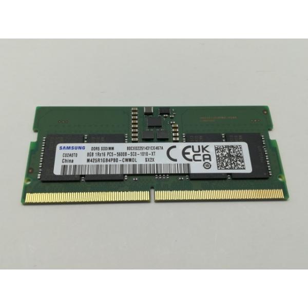 中古】262PIN SODIMM 8GB DDR5-5600(PC5-44800)【ノートPC用】【秋葉4