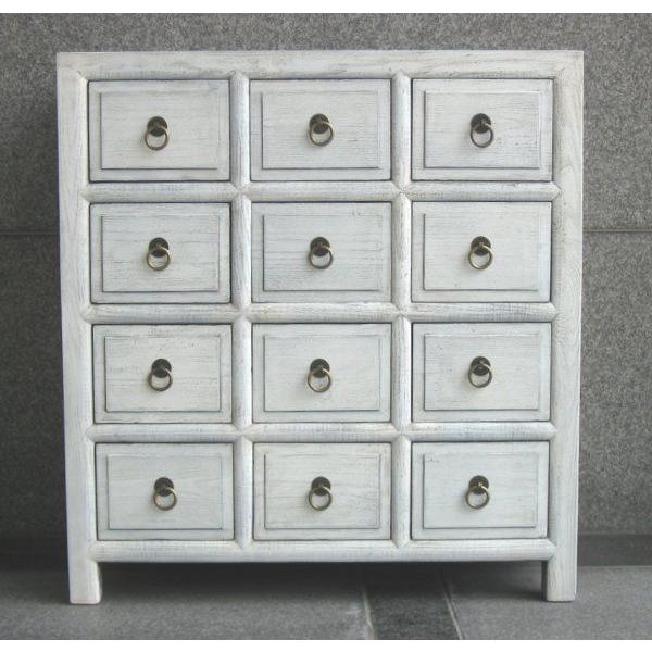 中国家具 FT012W アジアン家具 アンティーク調 チェスト 薬棚 送料無料