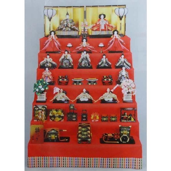 ひな人形 雛人形十五人揃い七段飾り ひな人形7段15人 桃の節句