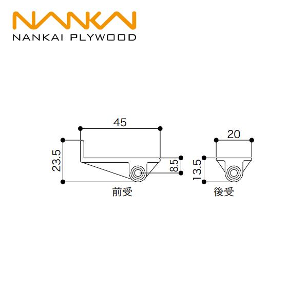南海プライウッド 棚受金具 可動棚用 XKA : 住建本舗 - 通販 - Yahoo