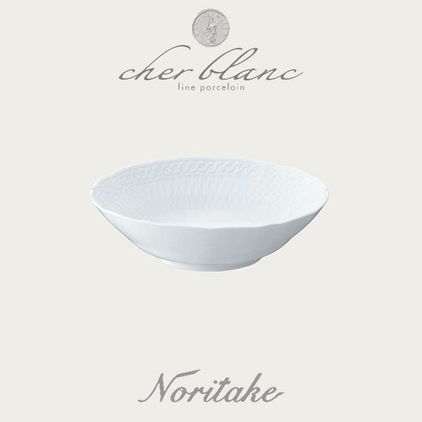 ノリタケ NORITAKE シェール ブラン 17cmディープボウル 白い食器