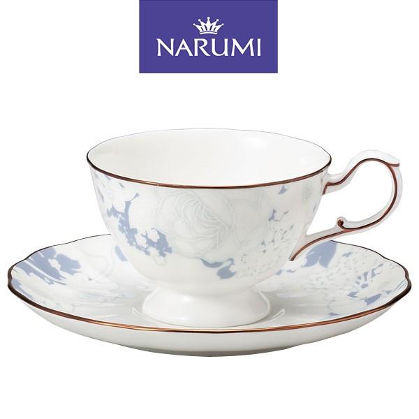 鳴海製陶 ナルミ ボーンチャイナ ローズ・ブランシェ ティーコーヒー