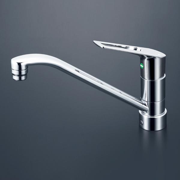 KVK 流し台用シングルレバー式混合栓(eレバー) KM5011JTEC (水栓金具