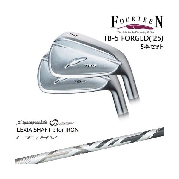 FOURTEEN（フォーティーン） TB-5 FORGED 2025年モデル アイアン5本set