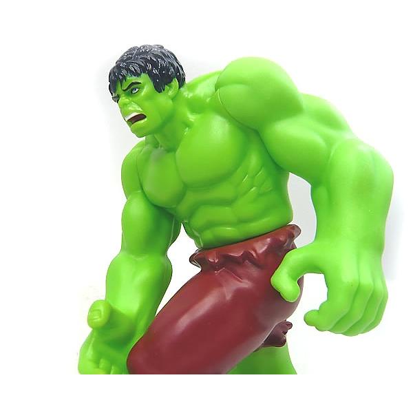 送料無料 レア 超人ハルク アメコミマーベル 18cm ソフビフィギュア 黄