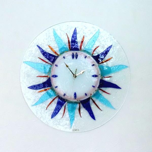 ベネチアングラス 掛け時計 ベネチアンガラス イタリア製 pelt711-t