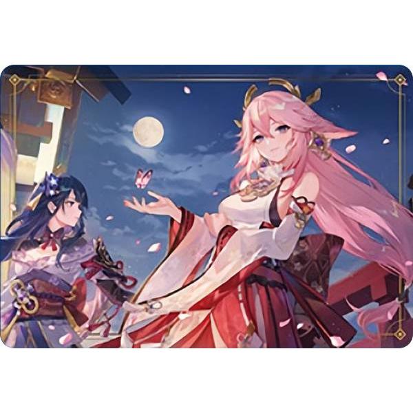 28.雷電将軍＆八重神子】原神 メタルカードコレクション2 : トレカ