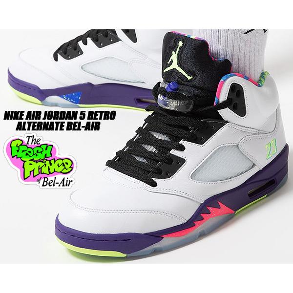Jordan NIKE AIR JORDAN 5 RETRO Alternate Bel-Air white/ghost green