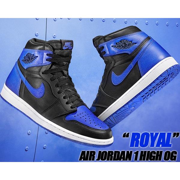 Jordan NIKE AIR JORDAN 1 RETRO HIGH OG ROYAL black/royal 555088