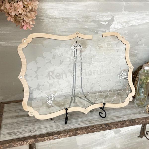 ウェディングドロップス ティアラ ウェルカムボード ウェルカム