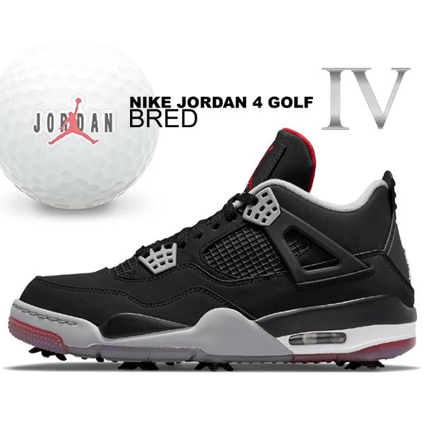 エア ジョーダン 4 ナイキ ロー ゴルフ NIKE JORDAN GOLF BRED black