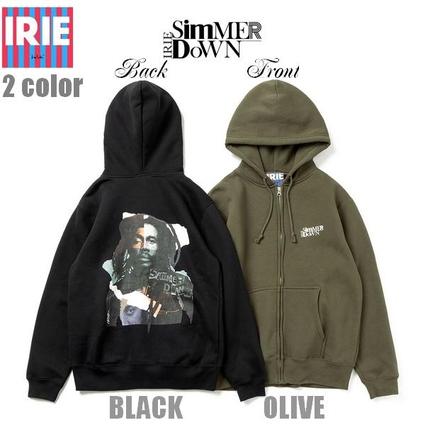 IRIE パーカー SIMMER DOWN ZIP HOODIE IRAW25033 アイリー レゲエ