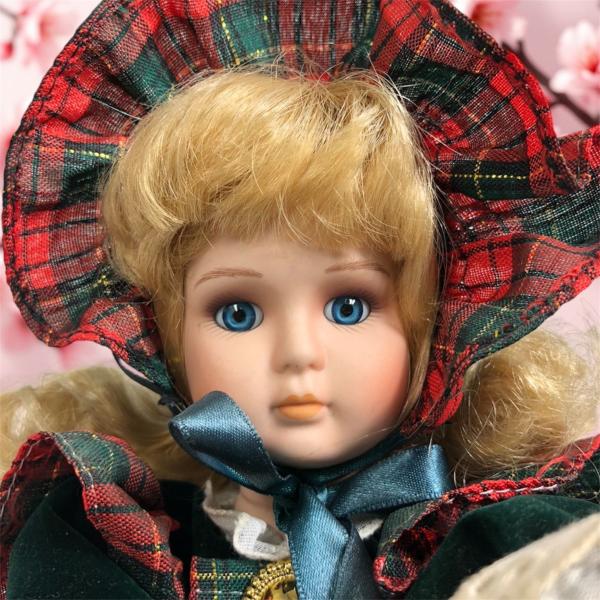 アンティークドール 動く 西洋風 オルゴール付き ビスクドール風