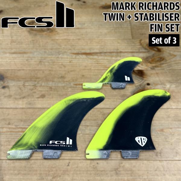 FCS FCS2 フィン FCS II MR TWIN+1 PC M-L CYBER LIME/BLACK RETAIL