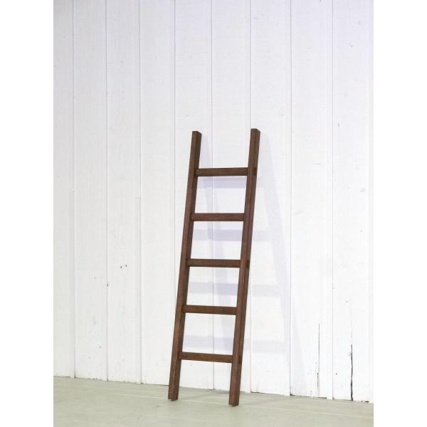 小さな木製梯子（はしご）M5段 1.3m アンティーク風 ハシゴ・ラダー