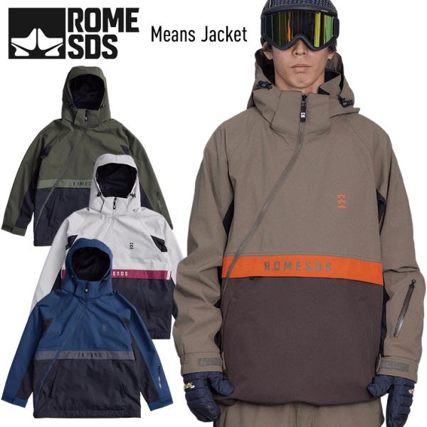 ROME SDS 正規品 23-24 ROME SDS ローム MEANS JACKET スノーボード