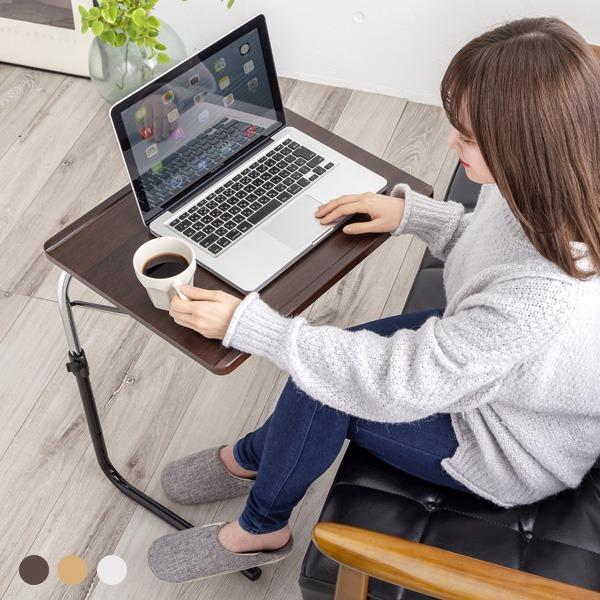 テーブル 折りたたみテーブル 天板角度調節 テーブル脚高さ調整 サイド