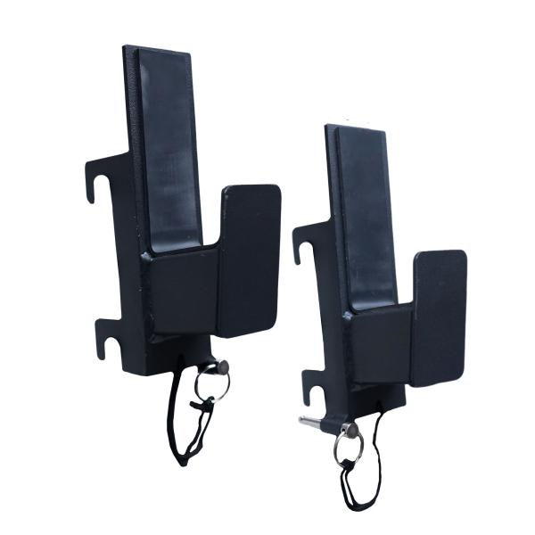 バーベルホルダー ハーフラック用 耐荷重350kg ロックピン付 高安定