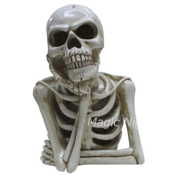 はにかむドクロ 骸骨 ガイコツ ハロウィン 飾り デコレーション