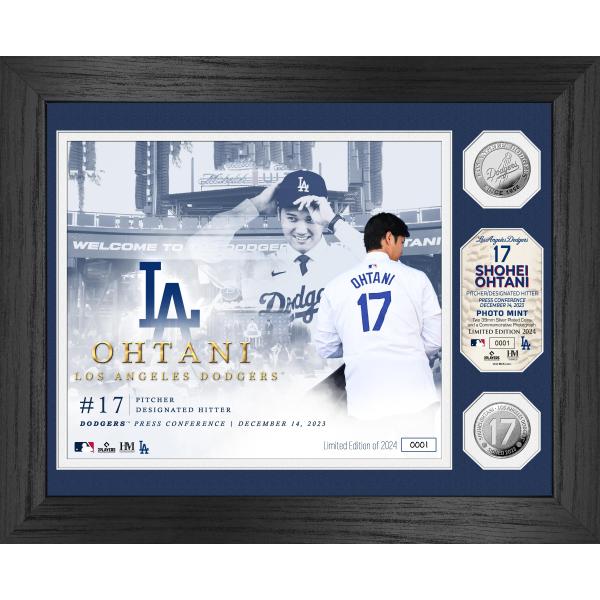 MLB ドジャース 大谷翔平選手 移籍記念ダブルコインフォトミント
