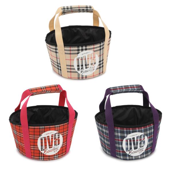 BD10 DV8バケツバック チェックデザイン ボウリングボールバック