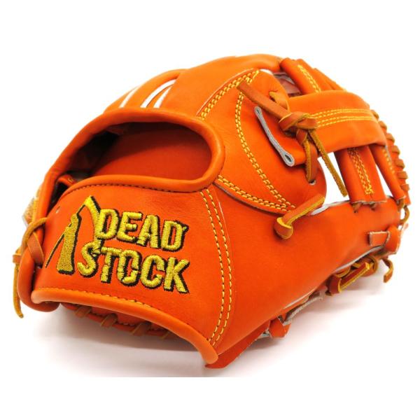 硬式グラブ DEADSTOCK デッドストック 内野手用 クロスウェブ ゴールド