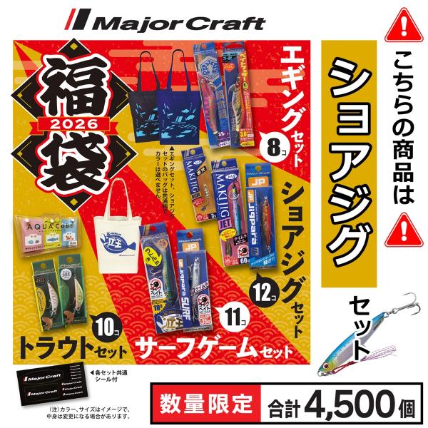 Major Craft（メジャークラフト） 決算セール 2026年福袋 ショアジグ