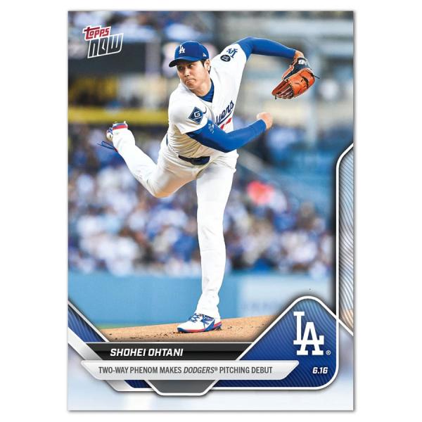 MLB ドジャース 大谷翔平 2025 Topps Now #307 二刀流 フェノム 初登板