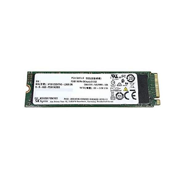 並行輸入 SK Hynix SSD 512GB M.2 2280 PCIe Gen3 x4 PC601